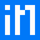 Pixelized Linkedin Logo in the style of the Nintendo Entertainment System